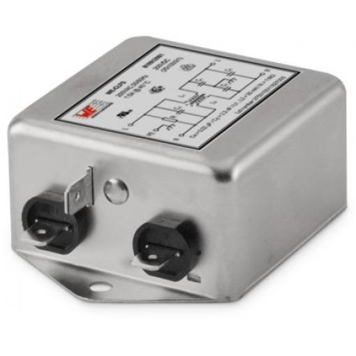 Filtr EMC, řada: WE-CLFS, 0.47 μF, 250V, 50/60 Hz, Montáž na rám 11 μH, Fast-On, 3 A, počet fází: 1, 369 μA, Wurth