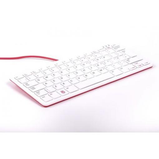 Raspberry Pi Červená, Bílá AZERTY (Francie) Klávesnice Raspberry Pi