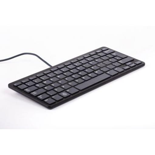Klávesnice, Černá, šedá QWERTZ (němčina) normální klávesy 79 Raspberry Pi