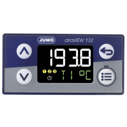 Jumo Digitální ukazatel, řada: diraVIEW Lišta DIN, Panel, 55 °C, -10 °C 1, výstup: Relé 240V
