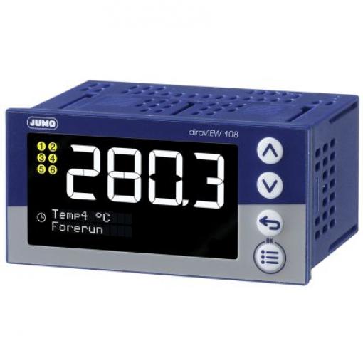 Jumo Digitální ukazatel, řada: diraVIEW Panel, 55 °C, -10 °C 1, výstup: Relé 240V