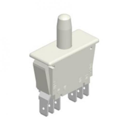 RS PRO Tlačítkový spínač, řada: HY69 IP68 DPDT Panel zap-zap 36 x 13.3 mm 16 A 36 V dc 250 V ac
