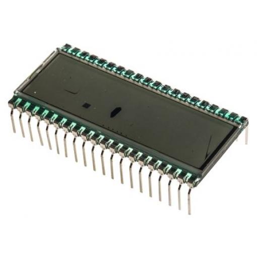 Monochromatický LCD displej, řada: PHT 7 segmentů podsvícení LED Černá RS PRO Šedá 1 x 3-1/2