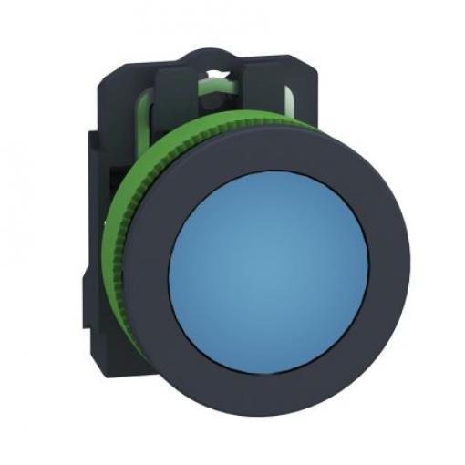 Schneider Electric Hlava kontrolky, řada: XB5 Zapuštěná montáž LED Modrá, průměr výřezu: 30 mm IP67, IP66, IP69 Kulatý