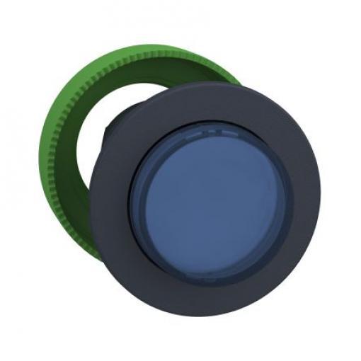 Schneider Electric Hlava tlačítka, řada: Harmony XB5 Modrá Okamžité, průměr výřezu: 30 mm IP69K, IP67, IP66