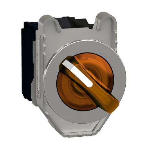 Volicí přepínač, řada: XB4 Šroub SPDT, průměr výřezu: 30 mm IP67, IP69 Schneider Electric Osvětlené 2