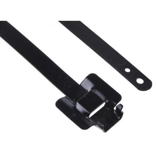 Stahovací páska Rozpojitelné 330 mm 10mm Černá Nerezová ocel 316 RS PRO