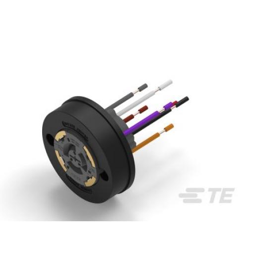 TE Connectivity Osvětlovací zásuvka, řada: LUMAWISE ENDURANCE N Vnitřní Přípojka Vodič 1.5A barva Černá, 480 V