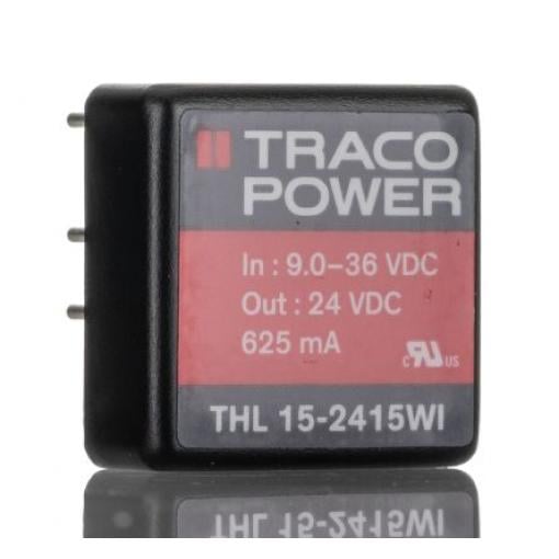 TRACOPOWER, výstup: 24V 625 mA