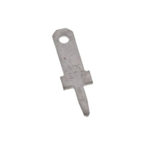 Molex Zásuvný konektor, řada: 19712 Neizolované, 0.51 x 2.79 mm, Stříbrná Vnější, celková délka: 13.89 mm, materiál