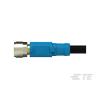 Kabel ovladače snímače, A: Vnitřní, A: M8, Rovný 3, B: Bez koncovky, 60V 3, IP67, řada: T406 TE Connectivity 500 mm