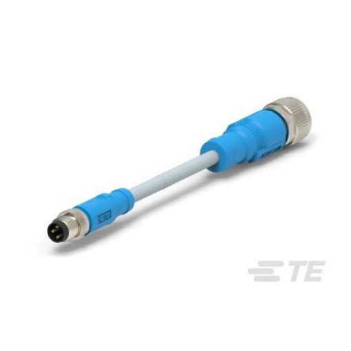 Kabel ovladače snímače, A: Vnější, A: Rovný 3, B: Přímý, B: Vnitřní, 60V 3, IP67, řada: T405 TE Connectivity 500 mm
