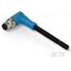 Kabel ovladače snímače, A: Vnější, A: Pravoúhlý 3, B: Volný konec, B: Neuzavřený, 60V 3, IP67, řada: T406 TE