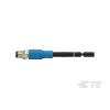 Kabel ovladače snímače, A: Vnější, A: M8, Rovný 4, B: Volný konec, B: Neuzavřený, 30V 4, IP67, řada: T406 TE