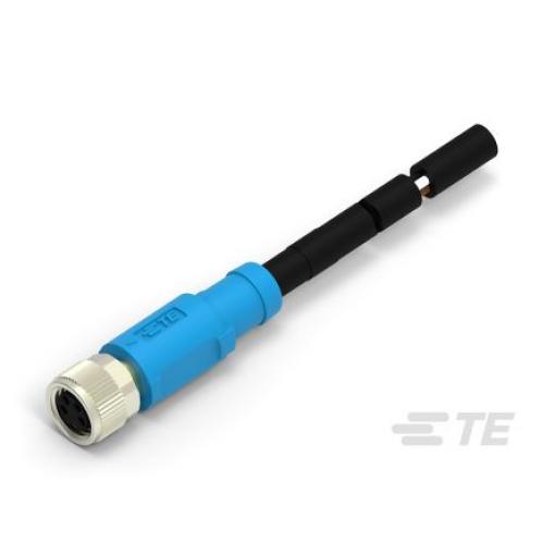 Kabel ovladače snímače, A: Vnitřní, A: M8, Rovný 4, B: Bez koncovky, 30V 4, IP67, řada: T406 TE Connectivity 0.5 m