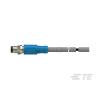 Kabel ovladače snímače, A: Vnější, A: M8, Rovný 3, B: Bez koncovky, 60V 3, IP67, řada: T406 TE Connectivity 1000 mm