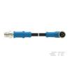 Kabel ovladače snímače, A: Samec/samice, A: Pravoúhlý 3, B: Přímý, 60V 3, IP67, řada: T405 TE Connectivity 500 mm