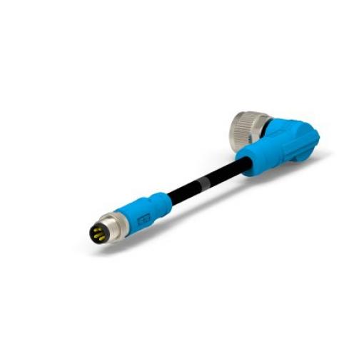 Kabel ovladače snímače, A: Vnější, A: Pravoúhlý 3, B: Přímý, B: Vnitřní, 60V 3, IP67, řada: T405 TE Connectivity 500 mm