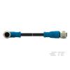 Kabel ovladače snímače, A: Samec/samice, A: Pravoúhlý 5, B: Přímý, 60V 5, IP67, řada: T416 TE Connectivity 500 mm