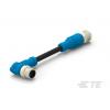 Kabel ovladače snímače, A: Samec/samice, A: Pravoúhlý 5, B: Přímý, 60V 5, IP67, řada: T416 TE Connectivity 500 mm