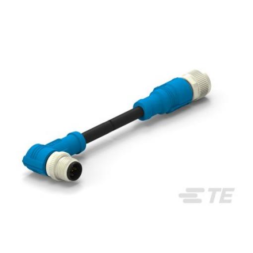 Kabel ovladače snímače, A: Samec/samice, A: Pravoúhlý 5, B: Přímý, 60V 5, IP67, řada: T416 TE Connectivity 500 mm
