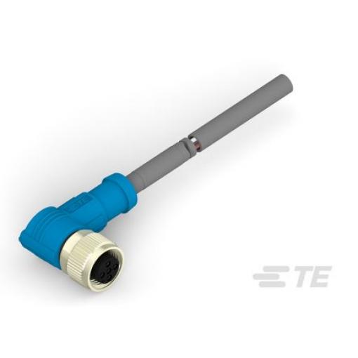 Kabel ovladače snímače, A: Vnitřní, A: Pravoúhlý 5, B: Volný konec, B: Neuzavřený, 60V 5, IP67, řada: T416 TE