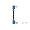 Kabel ovladače snímače, A: Samec/samice, A: Pravoúhlý 2, B: M12, 250V 2, IP67, řada: T416 TE Connectivity 500 mm