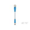 Kabel ovladače snímače, A: Vnější, A: Rovný 4, B: Přímý, B: Vnitřní, 30V 4, IP67, řada: T405 TE Connectivity 1000 mm