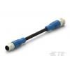 Kabel ovladače snímače, A: Samec/samice, A: Rovný 4, B: Přímý, 250V 4, IP67, řada: T416 TE Connectivity 500 mm