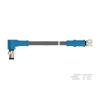 Kabel ovladače snímače, A: Samec/samice, A: Pravoúhlý 3, B: Přímý, 60V 3, IP67, řada: T406 TE Connectivity 500 mm