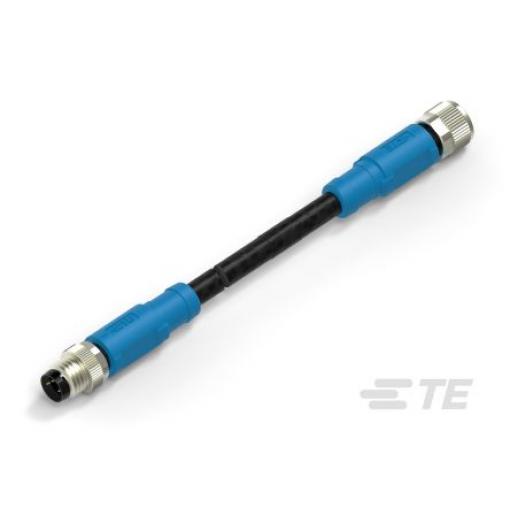 Kabel ovladače snímače, A: Samec/samice, A: Rovný 3, B: Přímý, 60V 3, IP67, řada: T406 TE Connectivity 500 mm