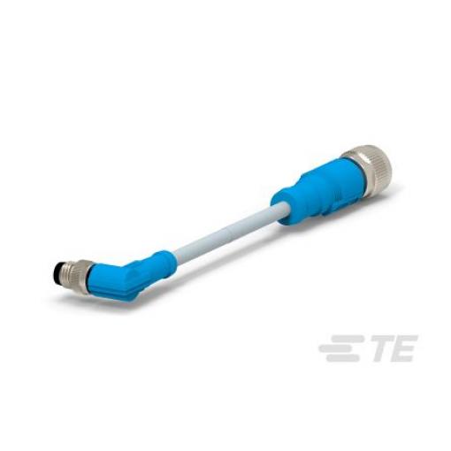 Kabel ovladače snímače, A: Vnější, A: Pravoúhlý 4, B: Přímý, B: Vnitřní, 30V 4, IP67, řada: T406 TE Connectivity 500 mm