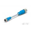 Kabel ovladače snímače, A: Vnitřní, A: Rovný 3, B: Přímý, B: Vnější, 60V 3, IP67, řada: T405 TE Connectivity 1000 mm