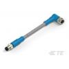 Kabel ovladače snímače, A: Samec/samice, A: Pravoúhlý 4, B: Přímý, 30V 4, IP67, řada: T406 TE Connectivity 500 mm