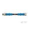 Kabel ovladače snímače, A: Samec/samice, A: Rovný 4, B: Přímý, 30V 4, IP67, řada: T406 TE Connectivity 500 mm