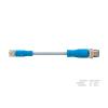 Kabel ovladače snímače, A: Vnitřní, A: Rovný 4, B: Přímý, B: Vnější, 30V 4, IP67, řada: T405 TE Connectivity 500 mm