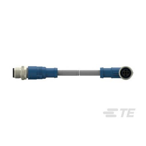 Kabel ovladače snímače, A: Samec/samice, A: Pravoúhlý 4, B: Přímý, 250V 4, IP67, řada: T416 TE Connectivity 5000 mm