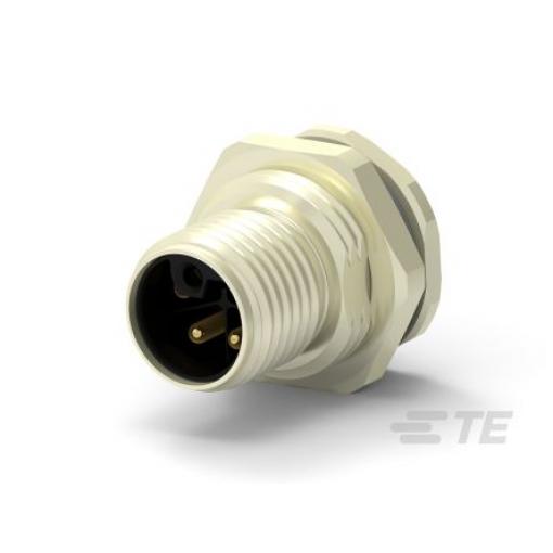 Kulatý konektor, počet kontaktů: 3, Zadní, velikost: M12 TE Connectivity, pohlaví kontaktu: Vnější, orientace těla: