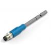 Kabel ovladače snímače, A: Vnější, A: M8, Rovný 4, B: Volný konec, B: Neuzavřený, 30V 4, IP67, řada: T406 TE