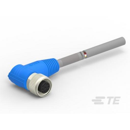 Kabel ovladače snímače, A: Vnitřní, A: M12 8, 30V 8, IP67, řada: T416 TE Connectivity 5000 mm