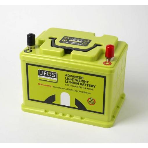 Nabíjecí baterie 12.8V Lithium-fosfát Měděný pól M8 68Ah LIFOS
