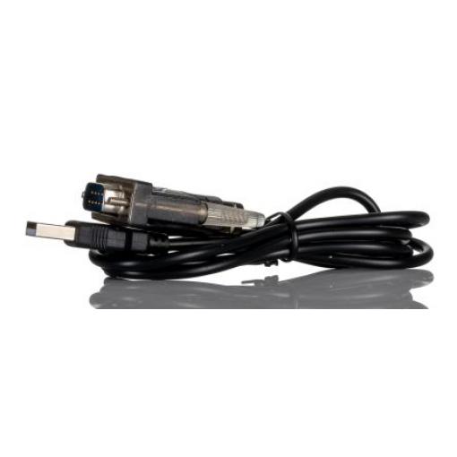 RS PRO Kabel USB do zásuvky IC Vnější, řada: CDLSB, A: USB typu A, 1.2 m Vnější, Černá, B: D-SUB 9kolíkový
