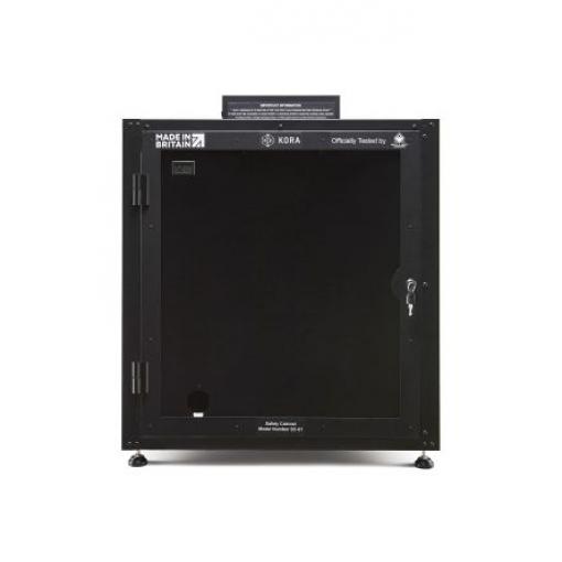 Kora Box na 3D tiskárnu Černá Práškově lakovaná ocel 662 mm 800 mm 662 mm