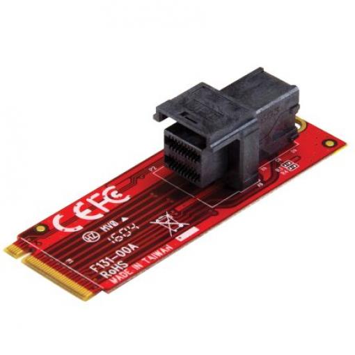 Karta řadiče StarTech.com Karta hostitelského adaptéru, 63 x 21 x 15 mm M.2 PCIe (x4 PCIe) U.2
