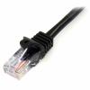 StarTech.com Cat5e Ethernetové kabely, Černá, Polyvinylchlorid 2 m, typ pláště: Nestíněný Nestíněný