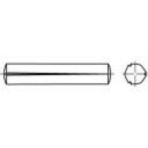 TOOLCRAFT 136012 kuželový rýhovaný kolík (Ø x d) 8 mm x 32 mm ocel 100 ks