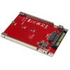 Adaptér pevného disku StarTech.com Karta hostitelského adaptéru, 10 cm x 70 mm x 0.7 cm PCIe x4, SFF8639 M.2
