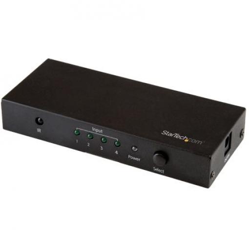 Přepínač HDMI, HDMI 4portový, video připojení: HDMI 3840 x 2160 pixel 4, Spínač 1 StarTech.com