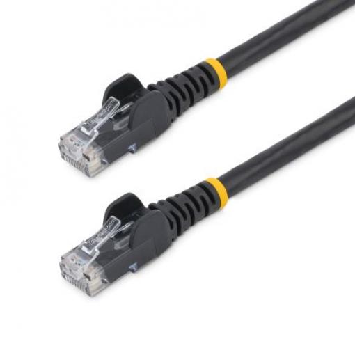 StarTech.com Kat6 Ethernetové kabely, Černá, Polyvinylchlorid 3 m 4, typ pláště: Nestíněný Nestíněný