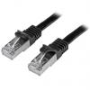 StarTech.com Kat6 Ethernetové kabely, řada: N6SPAT5MBK, Černá, Polyvinylchlorid 5 m, typ pláště: Stíněné Stíněný